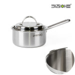 키친아트 인덕션 통3중 냄비 스텐304 미니 프리미오3양수 24cm : 투피엠
