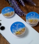 바다 그립톡 레진 아트 핸드폰 악세사리 돌고래 모래 스마트톡 : Lee톡톡