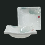 업소용 대명 뉴잎 한식 멜라민 식당 식기 그릇 웰빙 사각 1절 : 더키친플러스