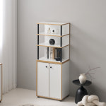 EE774 선반장세트 모듈 수납장 다용도 거실 베란다 선반 틈새 높은 수납장 600 : 엘리퍼니처