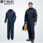 겨울 작업복 방한복 일체형 스즈끼복 정비 방한 방수 냉동창고 배달 라이더복 TB-752 : 작업복마당