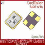 5 개 3225 SMD 액티브 발진기 4MHZ 5MHZ 6MHZ 7 3728MHZ 8MHZ 8 192MHZ 10MHZ 12MHZ 16MHZ 18 432MHZ 19 2MHZ 20MH : 트렌디구대38