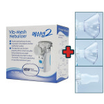 메쉬넵2 네블라이저 초음파 흡입기 HL100A 메쉬 네뷸라이저 아기 어린이 의료기기 : 메디컬샵