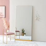 현관거울인테리어 바디체크 전신거울 스틸바 와일드 대형거울 600x1700(받침대포함) : 미니멀 초이스