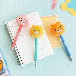 카카오프렌즈 필기류 춘식이 피규어 멀티 4색 볼펜 스탠다드 : 애덤스애플
