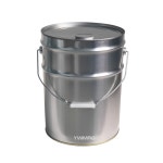 [20리터 밀폐형 투명코팅 깡통]페인트 구리스 영원상사 PAIL 5갤런 페일통 금속캔 원통 : 영원상사