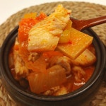 강화순무김치찌개 생고기 캠핑 밀키트 : 강화순무김치찌개