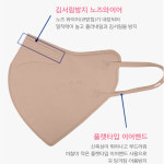네오라이프 소프트 황사 KF94 마스크 새부리형 성인용 5매입 L(대형), 베이지, 5개 : 대상메디칼