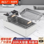 업소용 튀김기 전기 고출력 가정용 2구 대용량 돈까스 치킨 : 가성비넘버원코리아