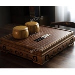 고급 정통 원목 고급바둑판 오목 기원 바둑판 어르신 중국 세트 : sixbags