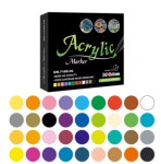 무독성 고품질 수성 아크릴 컬러 마카 세트 12/24/36색 (A0955) : 용천삼리