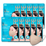 네오라이프 소프트 황사 KF94 마스크 새부리형 성인용 5매입 L(대형), 베이지, 10개 : 대상메디칼