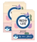 깨끗한나라 퓨어 터치 미용티슈 180매 3입 2팩 : 리빙라이프스토어