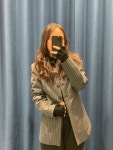 [40%세일] 가니 스트레치 스트라이프 블레이져 F8671 : 런던뉴럽걸