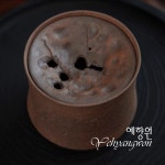 [다도 퇴수통] 예향원 핸드메이드 협사토기 화산운갱 빈티지 퇴수기 E-10349 : 예향원