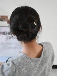marcher perido 마르쉐페리도 펜던트 허니비 U자 심플 올림머리 업스타일 비녀 : p.peridot