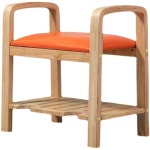 현관 보조 쇼파 신발장 정 손잡이 팔걸이 의자 거실 경로당 요양원 801 스타일 밴드 체크 : 햇살스몰