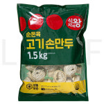 식자재왕 순돈육 고기손만두 (냉동) 1.5kg 1개 : SUPER SALE
