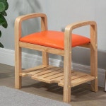 현관 보조 쇼파 신발장 정 손잡이 팔걸이 의자 거실 경로당 요양원 801 스타일 밴드 체크 : 햇살스몰