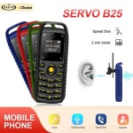 SERVO B25 미니 휴대폰, 2 SIM 대기 블루투스 다이얼, 매직 보이스 싱크, 음악 블랙리스트, 내구성 작은 전화기, 저렴한 가격 : 도이치유럽2