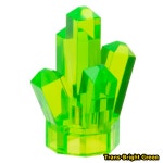레고 크리스탈 Rock 1 x 1 Crystal 5 Point 52 Trans-Bright Green : 아이엠브릭
