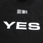 VTMNTS YES NO 반팔 블랙 VL16TR240B VL16TR240B : 프리시모 PRISIMO