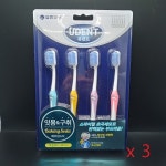 유덴트 베이킹소다 잇몸 & 구취 작은헤드 칫솔 4입 3개 초극세모 : 대한 shop