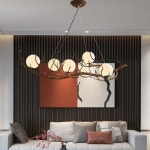 복고풍 시뮬레이션 샹들리에 맞춤형 와비사비 스타일 여관 레스토랑 B 찻집 냄비 가게 장식 조명기구 : Int