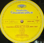 카라얀 - Karajan - Bach Orchestersuiten Nr.2 & 3 LP [독일반] [상] : 감성오디오 LPCD 스토어
