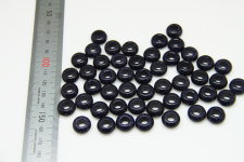 8개 - 샌드스톤(사금석) 플레인 도넛 14mm : yesbeads