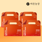 바른농장 국내산 CCA 클렌즈 건강 까 주스 쥬스 사과 당근 야채 착즙 14포, 4개 : 바른농장스토어