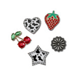 스틱스 크록스 지비츠 세트 금속 보석 하트 딸기 별 앵두 체리 웨이 아웃 파츠 참 : 스틱스