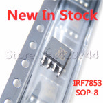 IRF7853TRPBF SOP 8 F7853 IRF7853 MOS 전계 효과 튜브 새로운 IC 5 개/묶음 : 글로리23