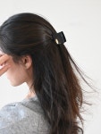 marcher perido 마르쉐페리도 펜던트 사각 스퀘어 반묶음 헤어집게핀 바렛 심플 : p.peridot