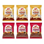 크랩새우스낵 땅콩카라멜 x 딥초코 60g 6개 세트 : 화성여행