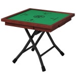 마작 전용 테이블 휴게실 카드 보드 게임 접이식 판 사각형 브라운+서랍-80x80cm : 바로직구 4호점