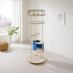 오르 ORC308HR 미니 고양이 투명해먹 숨숨이집 스카이라운지 캣타워 : 이지온행거