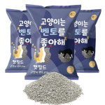 캣필드 고양이모래 벤토나이트 베이비파우더향 6.5kg ,3개, 1박스 : 캣필드 고양이 용품 전문