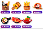 젤리포크 클로그 베어커리 빵순이 브런치 카페 빵 음식 3D 파츠 참 신발 악세사리 : 젤리포크