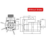 JMC 통합 서보 모터 및 드라이브, 간편한 IHSV57-30-18-36-01-BY, 3 상 NEMA23, 180W, 0.6NM, DC36V, 7.5A, 57mm, 3000RPM : 서원글로벌2