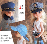인형옷 패턴(p0062) 나팔바지와 모자2개 인형옷만들기 도안 파올라레이나 브라이스 : 인형옷 만들기