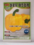 웰빙 옐로우 파프리카 100립 노란색 파프리카 씨앗 : 팜스농자재마트