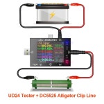 탑굿 12V, 미터, 검출기, 전압계 뱅크 24V 5, 테스터 전압 디지털 DC5 앰퍼, 파워 볼트 전기 전류계, 자동차 라우터, USB UD24 add 1T4... 