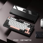 [공식출시] PMO WAVE75 유무선 CNC알루미늄 RGB VIA 기계식키보드 블랙, HMX 청죽축 : KEYNETIX