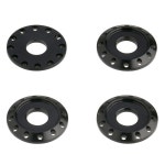 디알씨 DRC 스페이서 Type02 알루미늄 블랙 M6 외경 18mm 4pcs 다트프릭 DIRTFREAK F7856 구 품번 D58-57-251 black : 시구왕을