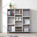 인테리어 거실전면책장 공간연출 이동식책장 모던디자인 10칸 오픈형책장1200 : 제임스리빙홈