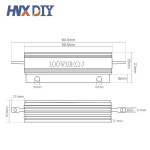권선 2R 5R 10R 저항 1R 20R LOGIC 6R 50 100 케이스 20 100W 10 4R 하우징 POWER 알루미늄 8R 50W 0.1R : 글로벌 옐로우스토어