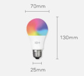 텐플 스마트 LED 전구 16W Wifi 원격제어 구글홈 연동 : 델스토어