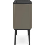 브라반티아 보 터치 빈 Bo Touch Bin 36L 프리미엄 휴지통 플래티넘 : 피그먼츠