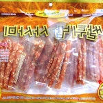 니편 쌀튀밥 스틱 사사미 500g 강아지간식오리 강아지쌀 : 니편